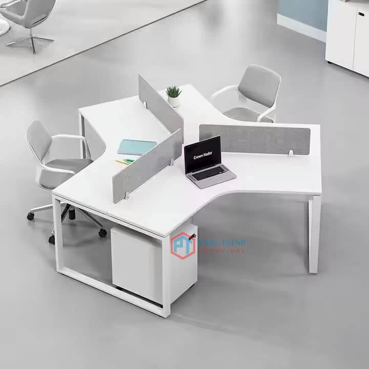 Cụm bàn 3 người tam giác CUMPT 58