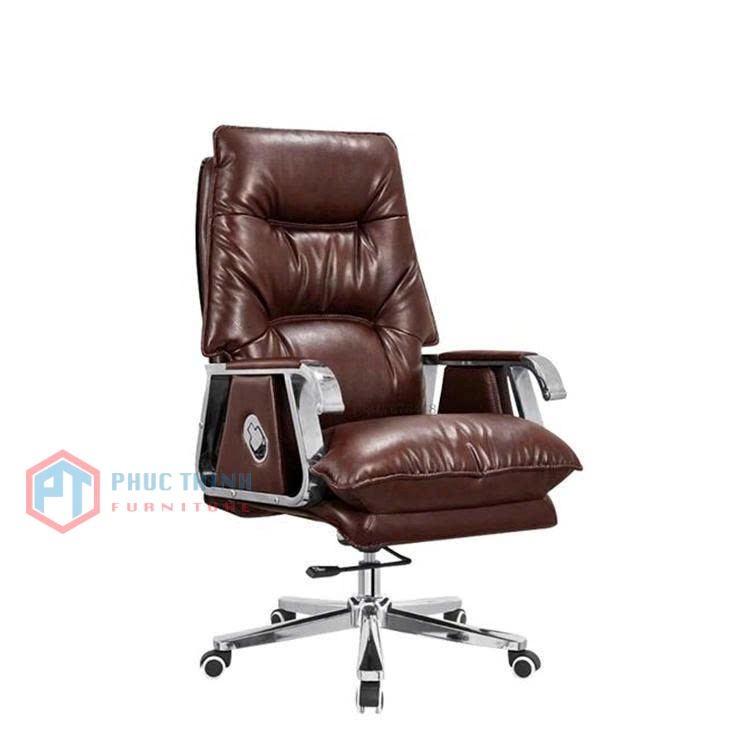 Ghế Giám Đốc Da Màu Nâu GGD 09