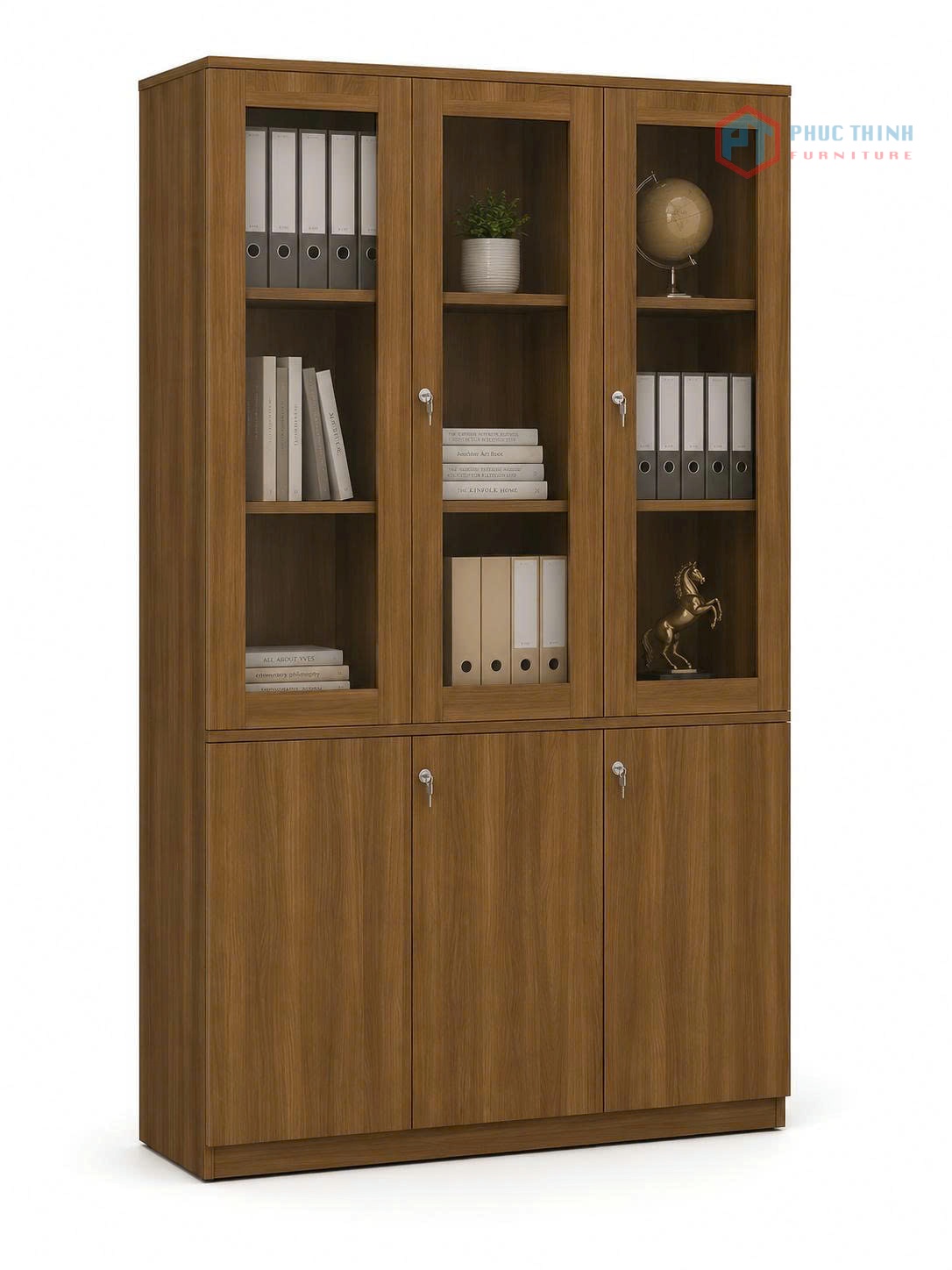 Tủ Tài Liệu Gỗ Có Khóa THSPT 55