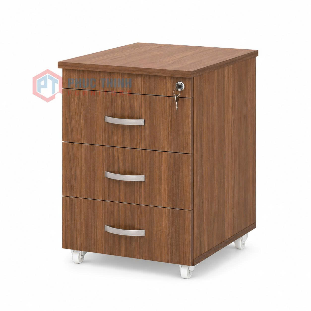 Hộc tủ di động 3 ngăn HTPT 02