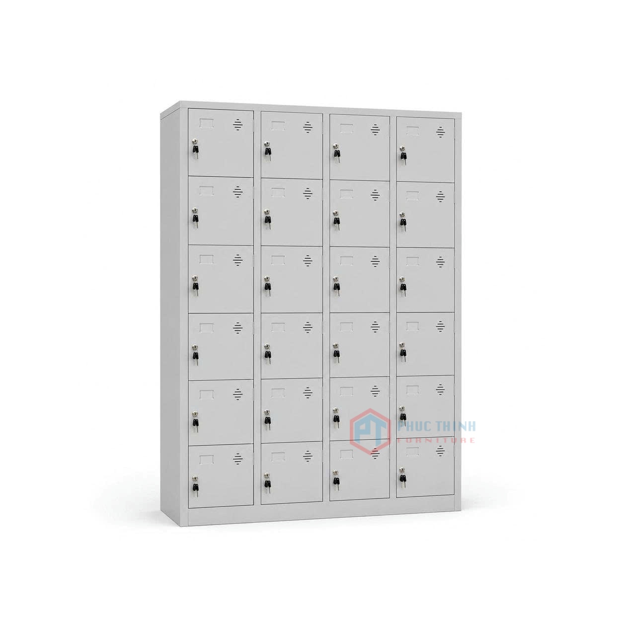 Tủ Sắt Locker 24 Ngăn Khóa Độc Lập