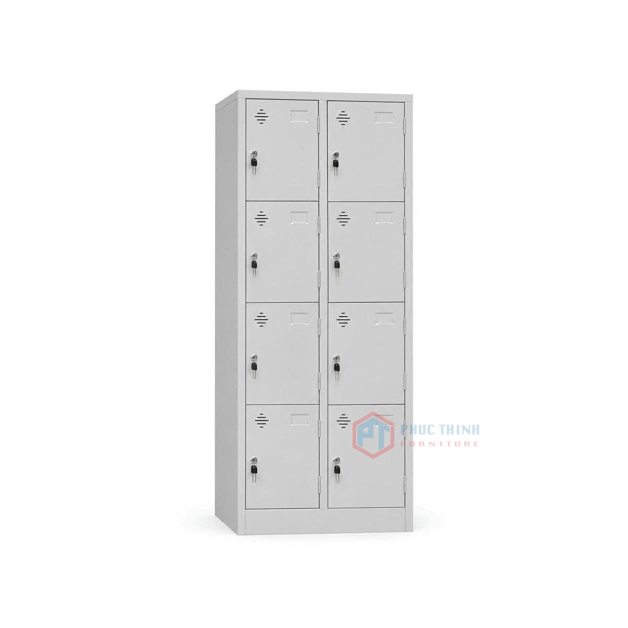Tủ Sắt Locker 8 Ngăn Khóa Độc Lập