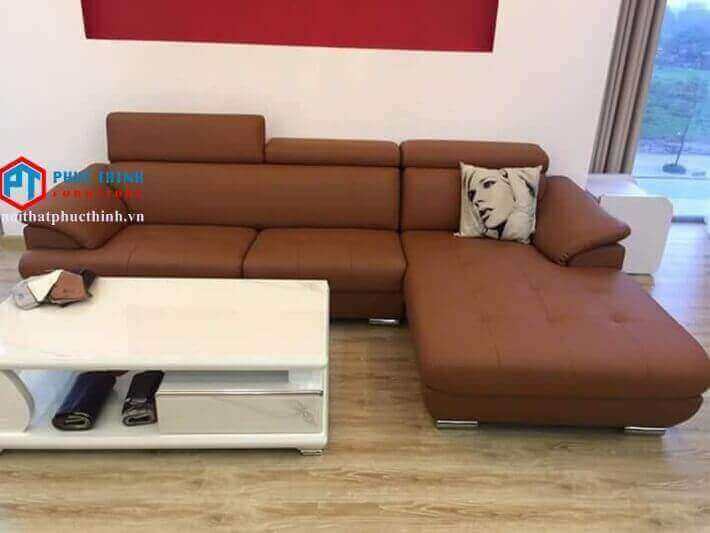 Sofa da góc L